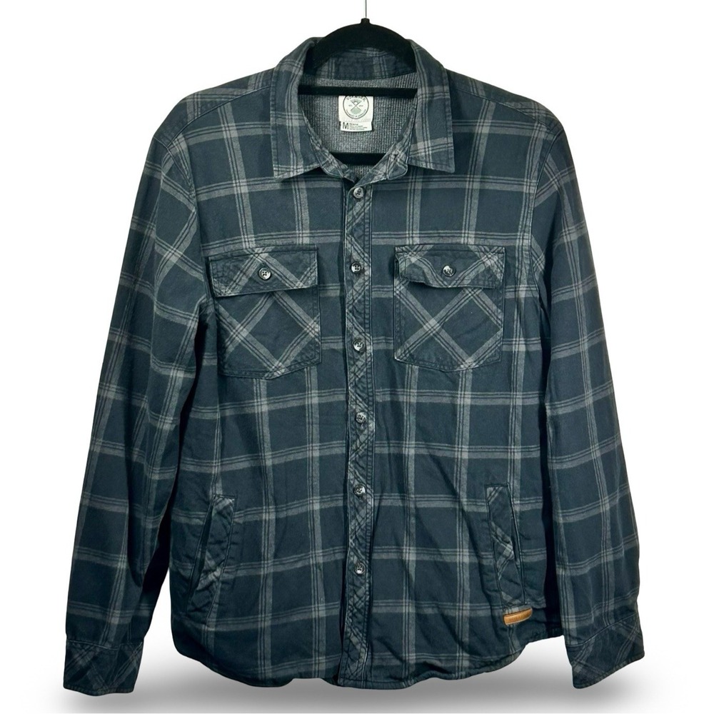 Voyager Thermal Lined Flannel Shirt Shacket Size Medium Outdoor‎ Chore Hunt